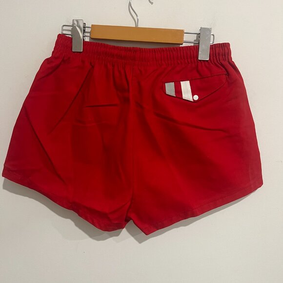 VTG 1980's SEARS Moomik Olympic Red Shorts size 32 - Picture 5 of 5
